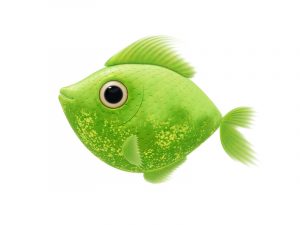 grüner Fisch